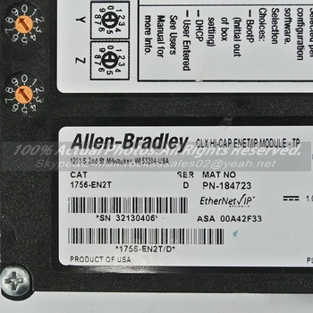 Allen Bradley Ethernet 1756-EN2T 1756-EN2T/D ControlLogix Naudotas Geros Būklės