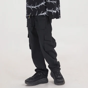 Aelfric Eden Multi Kišenės Krovinių Kelnės Vyrams 2020 Harajuku Hip-Hop Streetwear Prarasti Sweatpants Atsitiktinis Poilsiu Kelnės Negabaritinius