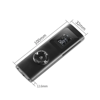 Range Finder 40M Ultra-Mini USB Įkrovimo Kišenės dydžio, Aukšto Tikslumo Atstumo Matuoklis Bandymų Įrankiai