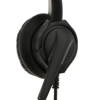 VD530D Hands-free Corded Klientų Aptarnavimo Skambučių Centras Ausinių Triukšmo Panaikinimo su Mikrofonu
