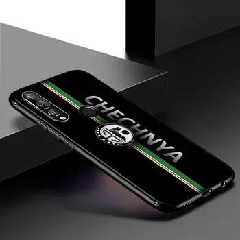 Silikono Padengti Čečėnijos Nacionalinės vėliavos Huawei Honor 9C 9S 9A 9X 9N 9 8S 8C 8X 8A 8 V9 Lite Pro 2019 2020 Telefono dėklas