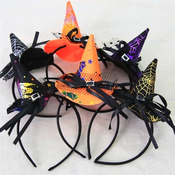 Helovinas Moliūgų Skrybėlę Ragana Skrybėlę Fancy Dress Šalies Kostiumų Bžūp Šalis Dekoro Vaikams, Kepurės Suaugusiems Vaikams Cosplay