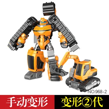 Karšto Anime Pav Žaislai, 10 Stilius Vadovas Deformacijos Robotas Vaikas Automobilis Tinka Robotas Įspūdį Berniukų Žaislas Naujų Kūrybinių PVC Duomenys Vaikas