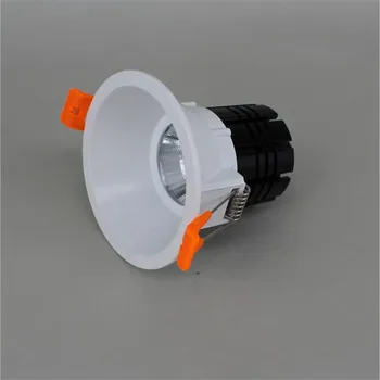 ONDENN 8pcs Didelės Galios 12W 15W COB LED Downlight Turas Embedded Lubų Lempos šviesos srautą galima reguliuoti 110V, 220V Led Lemputės Šviesos Nemokamas Pristatymas