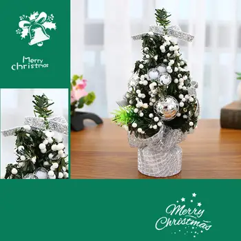 Mini Kalėdų Eglutės Dirbtinės Kalėdų Stalo Dekoracijas, Mielas Papuošalai Kieto Pagrindo Home Office Laimingų Naujųjų Metų 2021