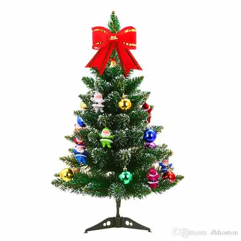 60cm/23.6 colių dirbtinės kalėdų eglutės su 6 paketus apdailos hanging ball Namų, Sodo Puošmena Linksmų Kalėdų