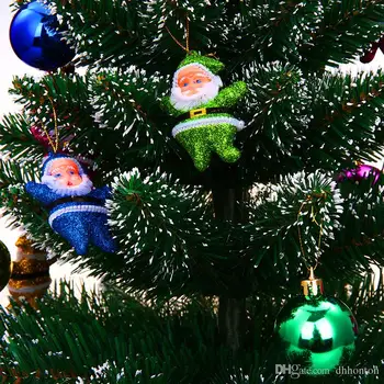 60cm/23.6 colių dirbtinės kalėdų eglutės su 6 paketus apdailos hanging ball Namų, Sodo Puošmena Linksmų Kalėdų
