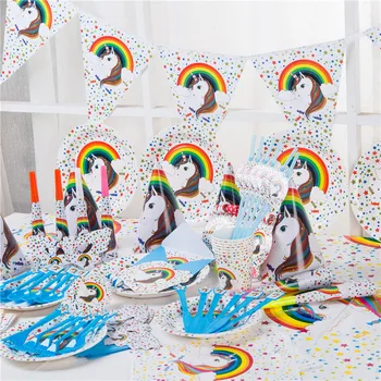 Vienaragis Šalis Gimtadienio Dekoracijas Vaikų Šalis Tiekia Vestuvių Dekoravimas Popieriaus Šiaudų Parper Puodeliai Reklama Baby Shower