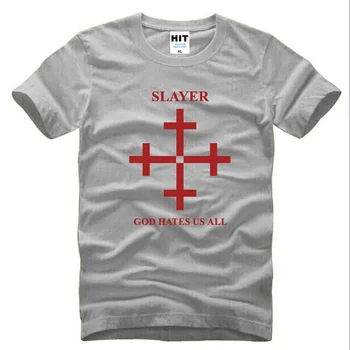 Naujas Vasaros, Dievas Nekenčia Mūsų Visų T Marškinėliai Vyrams Mados O-Kaklo trumpomis Rankovėmis Roko Slayer Vyrų T-shirt Aukščiausios Kokybės Medvilnės marškinėliai Prekės