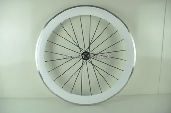 Geriausias pardavėjas anglies lieti ratlankiai 80mm lydinio paviršiaus stabdžių diskai su Novatec stebulės 700c dviratį aširačio