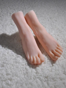 Modeliavimo moterų pėdos formos bato modelio žmogaus antras modelis šilko kojinės gražių pėdų medicinos akupunktūra tapyba
