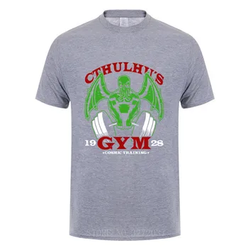 Cthulhu Sporto marškinėliai vyrams marškinėlius vyrų viršūnes tee medvilnės juokinga spausdinti O-kaklo trumpomis Rankovėmis t-shirt