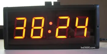 Didelis dydis 3inch aukštos pobūdis MM:SS atgalinės atskaitos laikrodis su chronometru dvigubai veidus LED laikrodis Pramoninis naudojimas mutis-funkcija