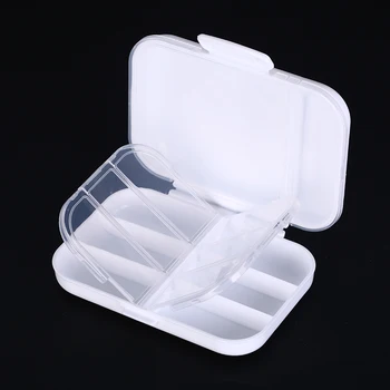 1pc Lankstymo 8 Tinklus Tablečių Dėžutės Plastikinės Sandėliavimo Dėžutės Tablečių Dėžutė Nešiojamų Makiažas Konteinerių Tabletes Atveju