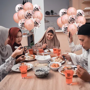 Eid Mubarakas Latekso Balionas Nustatyti Pripučiami Ramadanas Festivalis Kamuolius Dekoracijos, Vestuvių, Gimtadienio Jubiliejų, Šalies Prekių 2021 Naujas