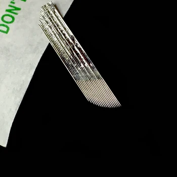 0,25 mm 17 Pin Microblading Adatos permanentinis Makiažas Antakių Ašmenys, Skirti 3D Siuvinėjimas, Rankinis Tatuiruotė Pen