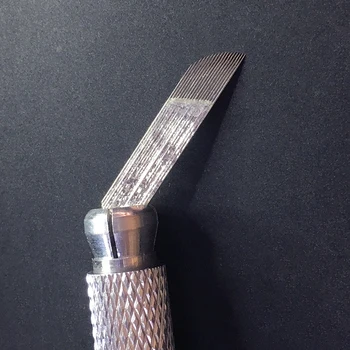 0,25 mm 17 Pin Microblading Adatos permanentinis Makiažas Antakių Ašmenys, Skirti 3D Siuvinėjimas, Rankinis Tatuiruotė Pen