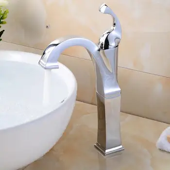 OUYASHI vonios baseino maišytuvas kabinoje sumontuoti vandens čiaupas klasikinis šalto ir karšto maišytuvas bakstelėkite vieną rankeną vieną skylę countertop