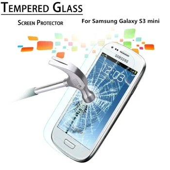 0,3 mm Sprogimui atsparus Grūdintas Stiklas 2.5 D HD Screen Protector, Plėvelės Samsung Galaxy S3 mini i8190 Guard pelicula de vidro