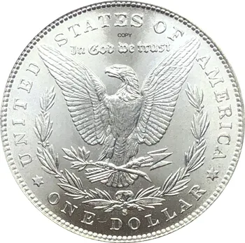 Jungtinių Amerikos valstijų 1888 S Morgan Vienas Doleris JAV Moneta Laisvė Cupronickel Sidabro Padengtą Dievu Mes tikime, Kopijuoti Monetos