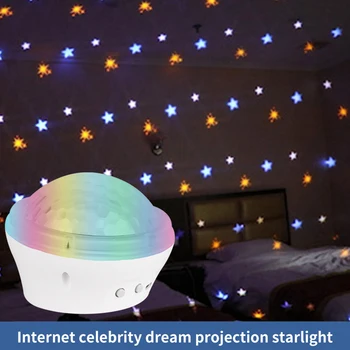 Galaxy Projektorius Star Naktį Šviesos Lempa USB Projekcija Lempos Šalies Miegamojo Puošimas Vaikams, Suaugusiųjų Miegamasis Dec Kalėdų Dovana