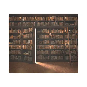 Paslaptingas biblioteka Namų Dekoro Sienos Menas, Slaptų Durų Spinta Gobelenas Sienos Kabo Meno