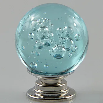 30MM Europos Bubble ball Diamond Rankenėles Krištolo Stiklo Spintos Stalčių Traukti Virtuvė Kabineto Durų Spinta Rankenos Aparatūra
