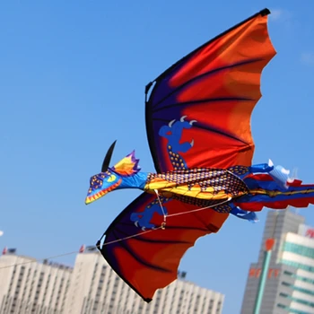 Naujas 3D Dragon Aitvaras Su Uodega Aitvarai Suaugusiųjų Aitvarai Plaukioja Lauko 100m Aitvaras Linija