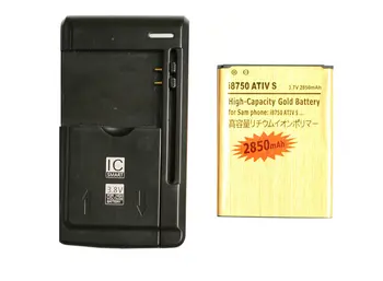 Ciszean 1x 2850mAh EB-L1M1NLU Aukso Bateriją + Universalus Sieninis Įkroviklis Samsung galaxy ATIV S i8750 i8370 i8790