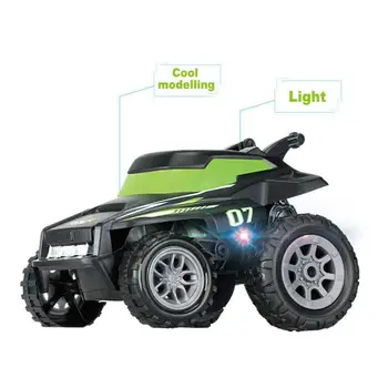 RC Kaskadininkų Automobilių Žaislas Elektroninių Žiūrėti Nuotolinio Valdymo Kaskadininkų Automobilių Su LED Šviesos 360 laipsnių Būgniniai Sukimosi RC Kelių Transporto priemonės Žaislas Vaikas
