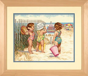 Fishxx Kryželiu Rinkinys T521 Tiksli Spausdintas Medžiaga Pieniškas Europos Stiliaus Pajūrio Paplūdimio Maudymosi Kostiumėlį Merginos Mielas Kūdikis