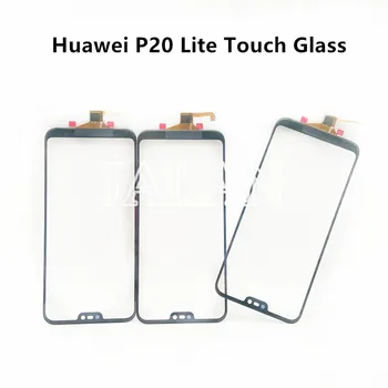 2vnt/maišas ryšį su stiklo huawei P20 lite LCD skaitmeninis keitiklis ekrano remontas, ekranu priekinio stiklo skydelis