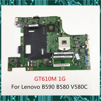 Originalus Lenovo V580C B580 B590 Nešiojamas plokštė pagrindinė plokštė GT610M 1G GPU HM77 55.4YA01.001, Geros darbo