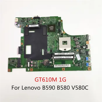 Originalus Lenovo V580C B580 B590 Nešiojamas plokštė pagrindinė plokštė GT610M 1G GPU HM77 55.4YA01.001, Geros darbo