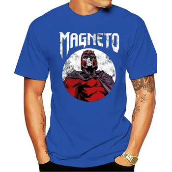 Laisvalaikio O-kaklo T-shirt Juokinga Vyrų Naujovė X-Men Magnetų Klasikinis Retro Roko Grupė Grafinis Atsitiktinis Trumpas VIRŠŲ