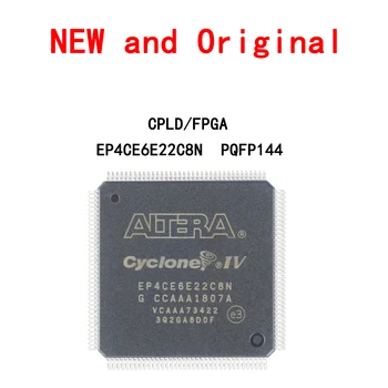 EP4CE6E22C8N PQFP-144 CPLD/FPGA Programuojamieji Loginiai Chip Naujas ir Originalus