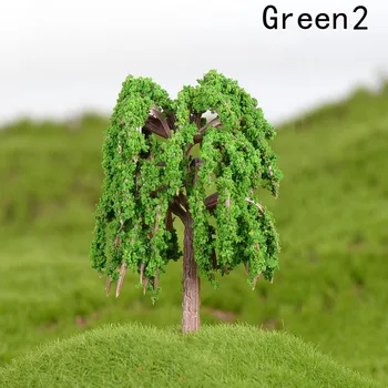 Mini Spalvingų Medžių Micro Kraštovaizdžio Medžio Apdaila Figūrėlės 