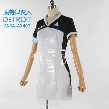 Žaidimas Detroitas: Tapti Žmogaus KARA Cosplay Kostiumų Kodas AX400 Agentas Apranga Merginos Mielas Suknelė Halloween Carnival Uniformos