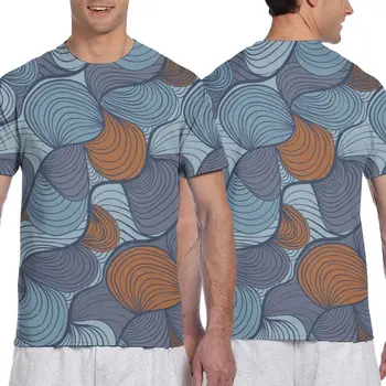 2020 Vyrų Marškinėliai T-Shirt Vasaros Viršūnes Tees Įgulos Kaklo marškinėlius Vyrams trumpomis Rankovėmis Marškiniai Anotacija Bangos Plaukuotas Shell