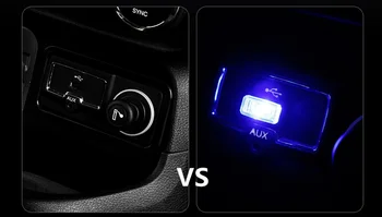 Automobilio stilius USB Dekoratyvinės Lempos Apšvietimas LED Atmosfera dega Lifan X60 Cebrium Solano Naujas Celliya Smily Geely X7 EB7