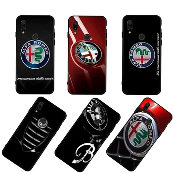 Alfa Romeo Nauja byla, Silikoninis Telefono dėklas, Skirtas Xiaomi Redmi 9 9A 9C Pastaba 6 7 8 K30 Pro 9 Pro Max 9S 8T Poco X2 Dangtis