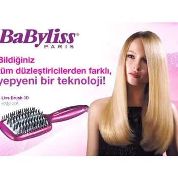 Turkijos plaukų HSB100E Liss teptuku 3D ištiesinimo priemonės, plaukų šepetys | plaukų styler