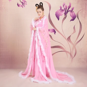 Tang Dinastijos Kostiumas Princesė Pasakos Gale Imperial Concubine Hanfu Kostiumas Moterų Devyni-Tailed Fox