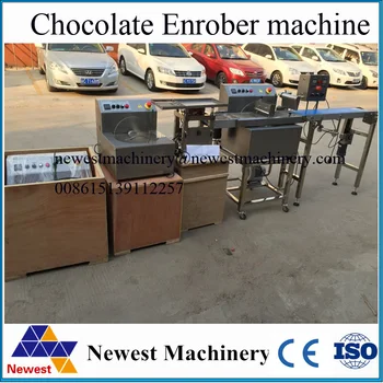 Apačioje danga tik 110/220V šokolado enrobing mašina, sausainių, šokolado enrober mašina