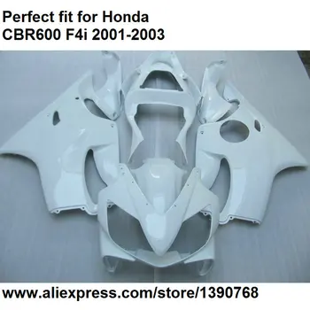 Karšto pardavimo lauktuvės komplektas Honda CBR 600 F4i 01 02 03 white purvasargiai CBR600F4i 2001 2002 2003 OL94