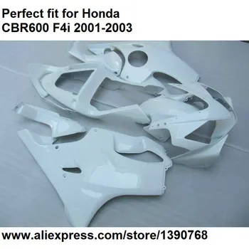 Karšto pardavimo lauktuvės komplektas Honda CBR 600 F4i 01 02 03 white purvasargiai CBR600F4i 2001 2002 2003 OL94