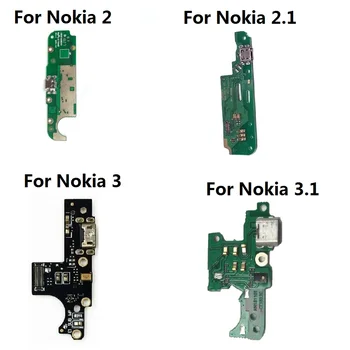 Įkrovimo lizdas Flex Kabelis Skirtas Nokia 2/2.1/3/3.1/3.1 Plius/5/5.1/6 2017/6 2018/7/7.1/7.1 Plus/8/X6/X7 Mokestis Jungtis Valdyba