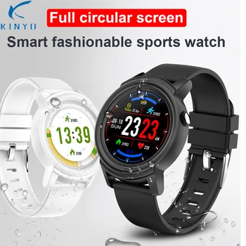 Kinyo smart band apyrankė IP67 žiūrėti smartwatch širdies ritmo smart band 