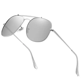 Vyriški Akiniai nuo saulės Ženklo Dizaineris Pilotas Poliarizuota Vyras Saulės Akiniai, Akiniai gafas oculos de sol masculino Vyrams