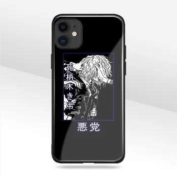 Tomura Shigaraki BNHA Stiklo Minkštas Silikoninis Telefono dėklas SKIRTAS iPhone SE 6s 7 8 Plus X XR XS 11 12 Mini Pro Max Sumsung Padengti Shell
